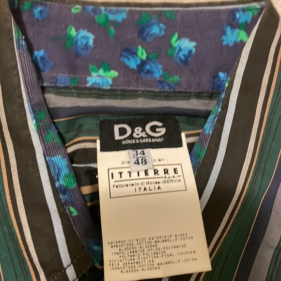 D&G dress shirt, sz 34/48 - Picture 3 of 4